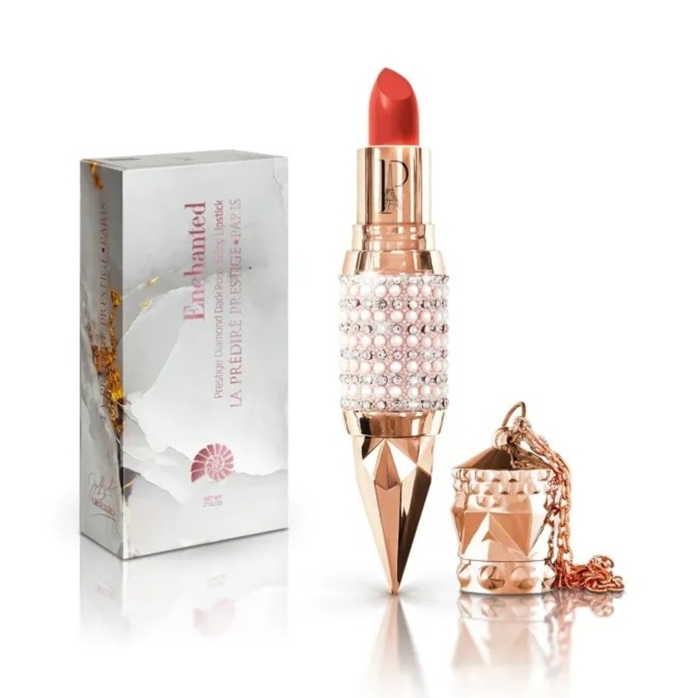 Prestige Diamond Enchanted Dark Rose Shiny Lipstick
